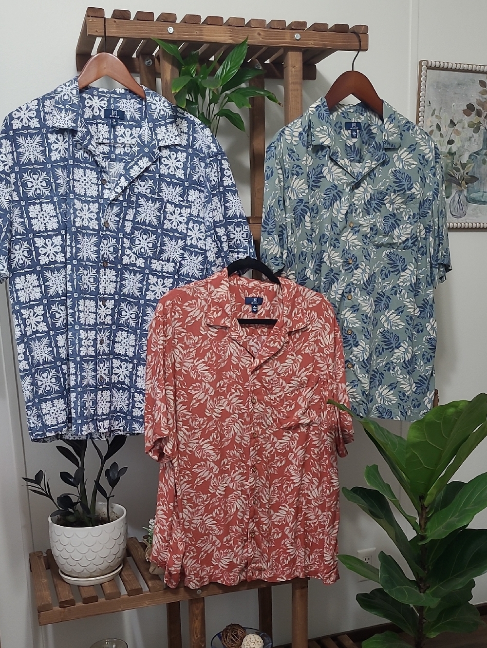 Bundle of 3 Men's Floral Shirts
